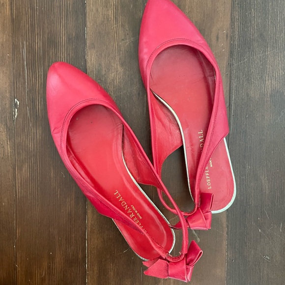 Vintage Loffler Randall flats in hot pink - Picture 3 of 3